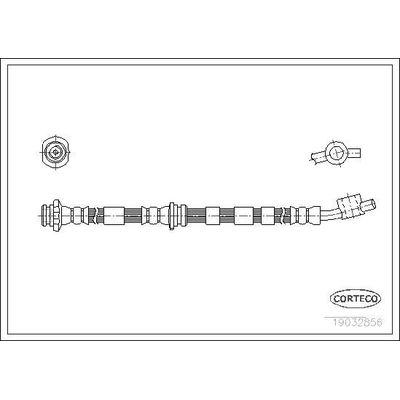 Fren Hortumu Ön Sol Nissan Primera Traveller [SW] (WP11)(06.1999->)  MAHER 04043
