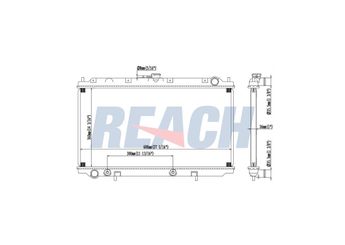 Su Radyatörü  RADISEN RR 62924  214609F511 214602F300 214602F302 21460-2F300 214609F510 21460-9F510 21460-9F511
