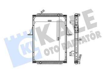 Su Radyatörü  KALE 349545  8200732379 5001856788 50 01 856 788 5001856789 50 01 856 789 5001856790 50 01 856 790 5010315764 50 10 315 764