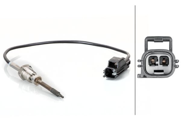 Egzoz Sıcaklık Sensörü  Volvo C70 Cabriolet (12.2005->)  HELLA 6PT 014 495-011