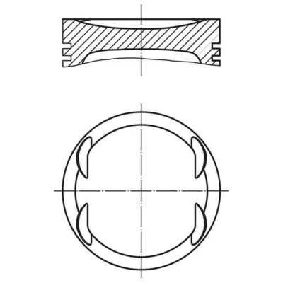 Piston (85.00MM-STD)   MAHLE 083 08 00