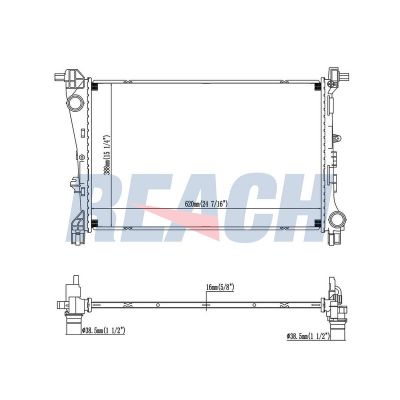 Su Radyatörü  Fiat 500L (351) Living (2013->)  PSA ORJINAL 39185893