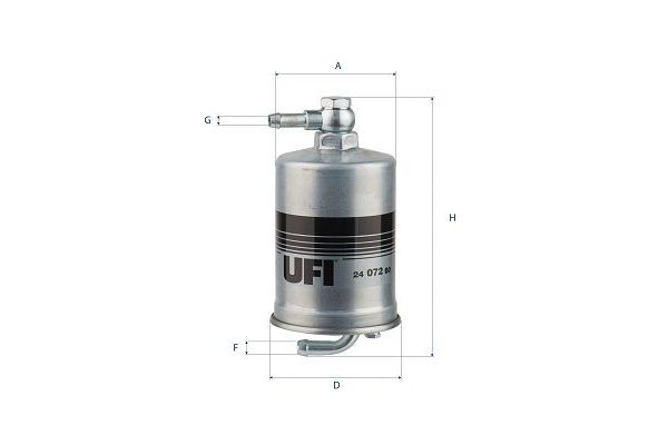 Yakıt Filtresi  Audi A4 Cabriolet (8H)(01.2006->)  MOTOCAR 6500 222