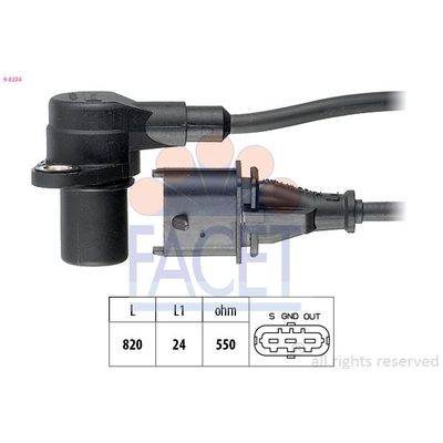 Krank Sensörü  Opel Astra G 4/5 Kapı (1998->)  FACET 9.0234