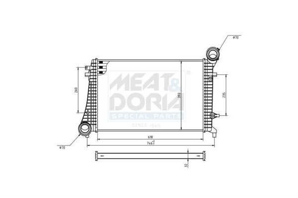 Turbo Radyatörü  BEHR 8ML 376 746-151