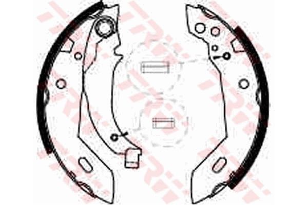 Fren Pabuçlu Balata Arka Peugeot 205 (02.1983->)  MGA 54268