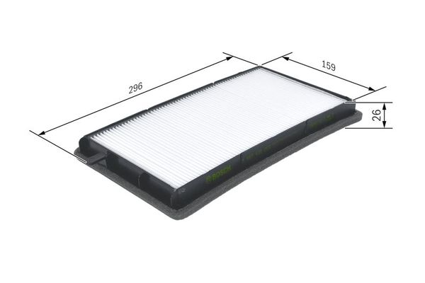 Polen Filtresi  BMW 3 Serisi Sedan (E36)(1990->)  BOSCH 1 987 432 002