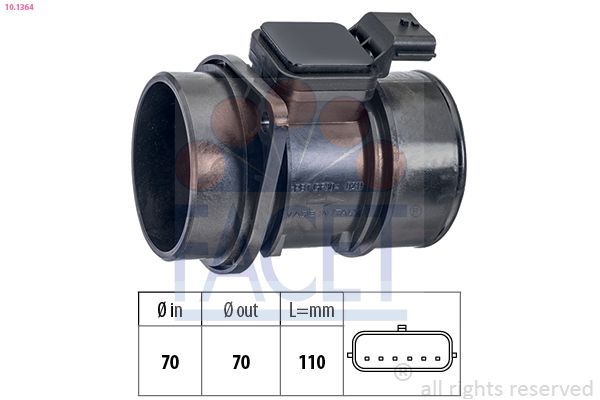 Hava Debimetresi  Renault Master II Tip 2 Kombi (09.2003->)  OPEL ORJINAL 93856812