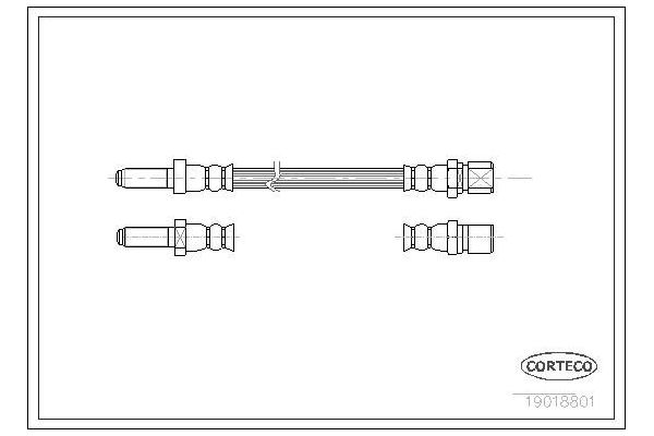 Fren Hortumu Arka Sağ veya Sol CAVO C901 202A