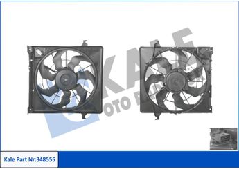 Radyatör Fan ve Motoru  KALE 348555  253801H600 253801H680 253802H600