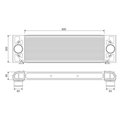 Turbo Radyatörü  Ford Transit Kombi (TT9)(2006->)  VALEO 818376