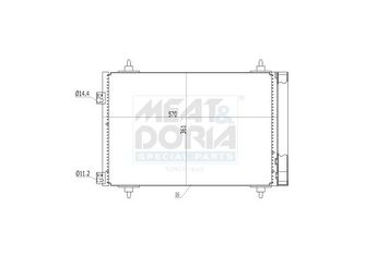 Klima Radyatörü  NRF 35611  6455CY 6455GK 6455HL 9650545980 9650631680 E163364 00006455CY 00006455GK 9680545980