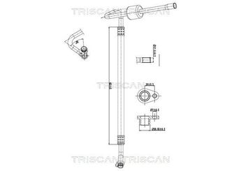 Klima Hortumu  PSA ORJINAL 6477GT  6477GT 6477.GT 6477K9 6477.K9
