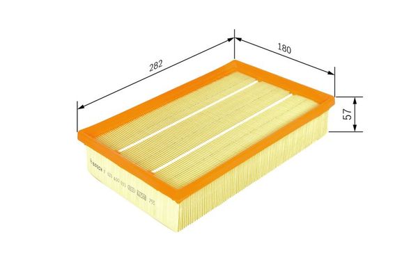 Hava Filtresi  Nissan Navara Pickup (D40M)(05.2005->)  BOSCH F 026 400 033