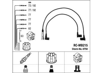 Buji Kablosu  NGK 0750  