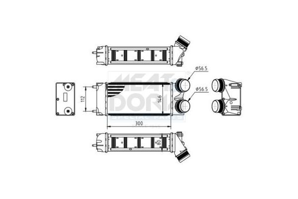 Turbo Radyatörü  Peugeot 3008 (05.2009->)  ORİS IPE503080