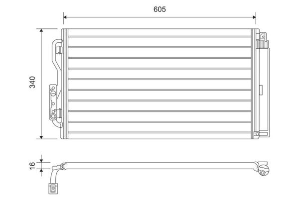 Klima Radyatörü  BMW i8 Serisi Coupe (I12)(09.2014->)  VALEO 814191