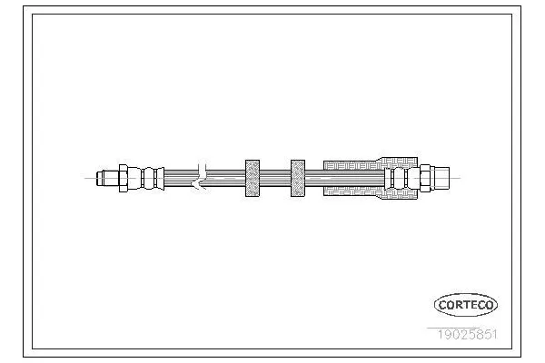 Fren Hortumu Ön Sağ veya Sol MGA 51816