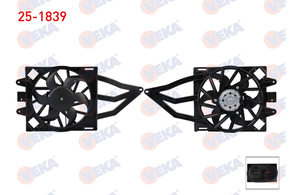 Radyatör Fan ve Motoru  VEKA 25-1839