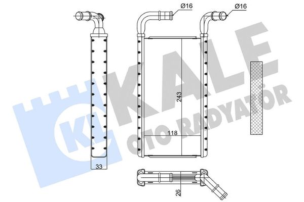 Kalorifer Radyatörü  KALE 370775