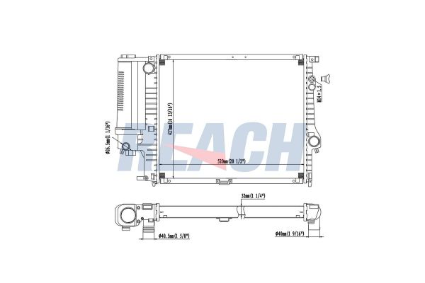 Su Radyatörü  BEHR 8MK 376 888-134