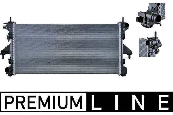 Su Radyatörü  Fiat Ducato Maxi P.Van, Geniş Hacim 35 (09.2006->)  MAHLE CR 886 000P