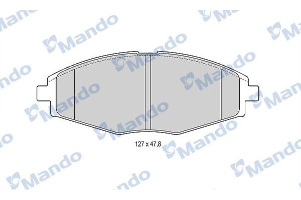 Fren Disk Balata Ön Chevrolet Matiz (2004->2005)  MANDO MBF015329