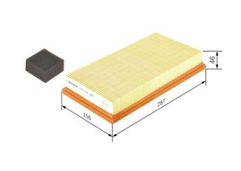 Hava Filtresi  BOSCH 1 457 433 268  97KX9601AB 1030652 97KB9601 1050705 97KB9601AB