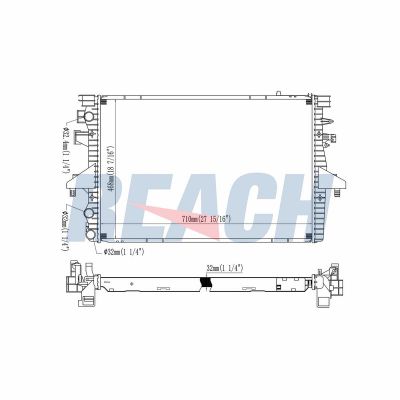 Su Radyatörü  BEHR 8MK 376 719-181