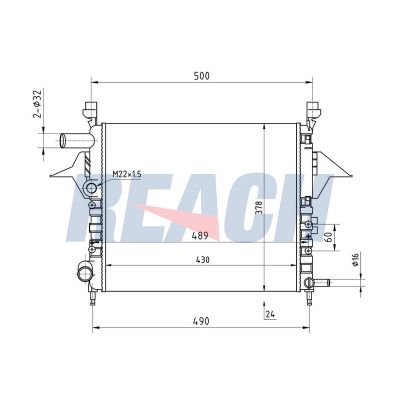 Su Radyatörü  Renault Twingo (C06)(05.1993->)  VEKA 16-2142B