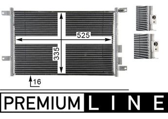 Klima Radyatörü  MAHLE AC 804 000P  46790658 46842842 60628820