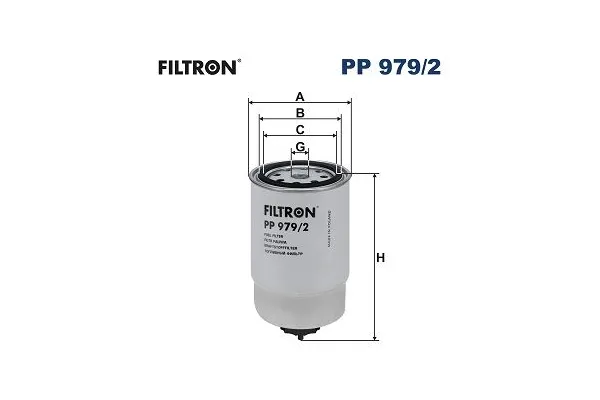 Yakıt Filtresi  Hyundai Santa Fe (SM)(2001->)  FILTRON PP 979/2