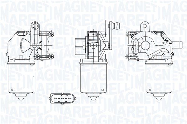 Cam Su Motoru  MAGNETI MARELLI 064050002010