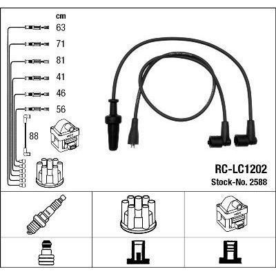 Buji Kablosu  NGK 2588