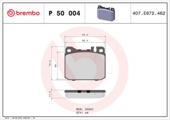 Fren Disk Balata Ön BREMBO P 50 004  25864542 4205920 0004205920 4206020 0004206020 4209420 0004209420 4209520 0004209520 14200520 0014200520 14207520 0014207520 14209920 0014209920 24200720 0024200720 24202224 0024202224 24204320 0024204320 0025864542 25864642 0025864642 420952005 00420952005 54200124 0054200124 54204520 0054204520 1420752005 A0004205920 A0004206020 A0004209420 A0004209520 A0014200520 A0014207520 A0014209920 A0024200720 A0024202224 A0024204320 A0025864542 A0025864642 A0054200124 A0054204520 A1420752005