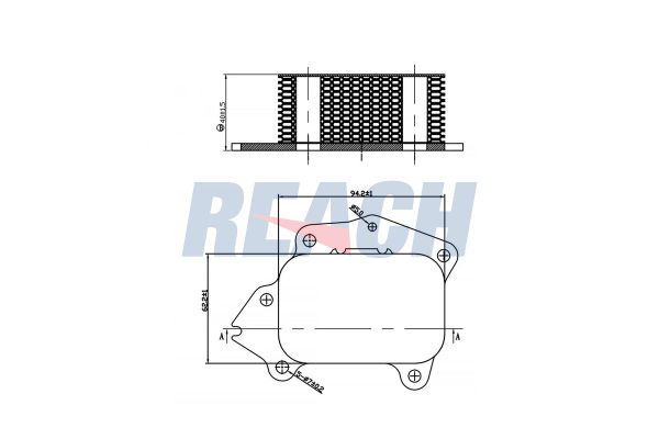 Motor Yağ Soğutucu  Citroen C3 (09.2009->)  FROW 255.1540.002