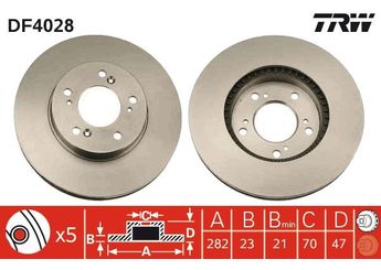 Fren Disk Ayna Ön Sağ ve Sol WALBURG WBD1073D  45251SZ3E00 45251SP0000 45251SZ3000 45251S2HN00 45251-S2H-N00 45251-SP0-000 45251-SZ3-000 45251-SZ3-E00