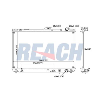 Su Radyatörü  Toyota Camry (XV10)(1992->)  MAHER 10631