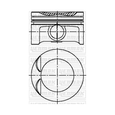 Piston (60.00MM-STD)  YENMAK 31-04223-000