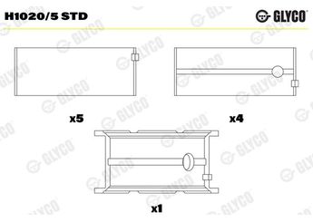 Ana Yatak (STD)  GLYCO H1020/5 STD  H10205STD 2992537 504049282
