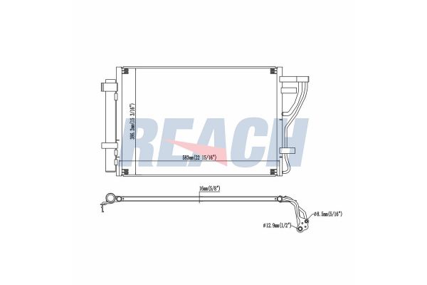 Klima Radyatörü  Kia Cerato Coupe (TD)(2011->)  MGA 82387
