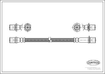 Fren Hortumu Ön Sağ veya Sol ASPART 3HOS1438  9094702383