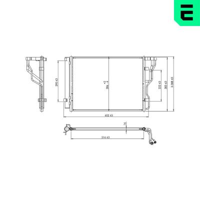 Klima Radyatörü  Hyundai i40 (VF)(2012->)  ERA 667462
