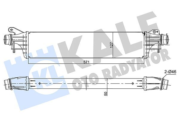Turbo Radyatörü  KALE 355915