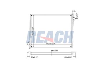 Su Radyatörü  RADISEN RR 64068  1365371 1439504 1516491 570468 10570473 10570482 570473 570482 7517001