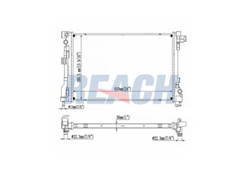 Su Radyatörü  PSA ORJINAL 20777071  52150725
