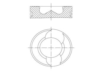 Piston (0.50)  MAHLE 030 98 01  070107065AL