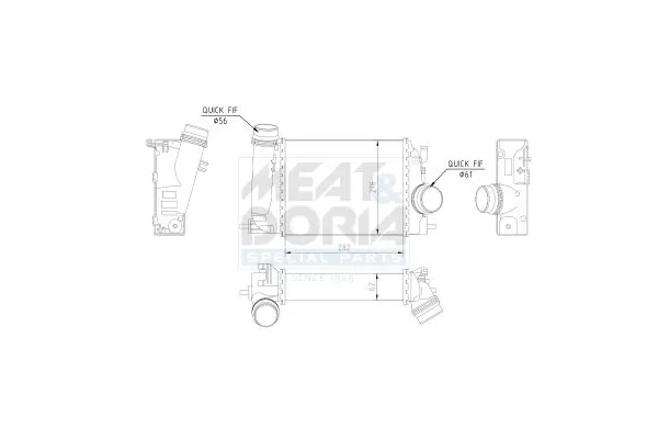 Turbo Radyatörü  ORİS 278-4835A