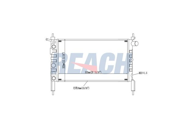 Su Radyatörü  AXAM 02-01-05-4045