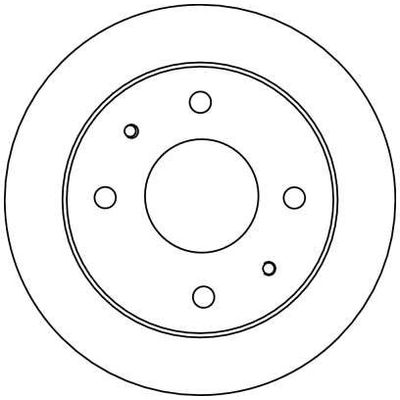 Fren Disk Ayna Ön Sağ ve Sol Hyundai Atos Prime (MX)(2000->)  TRW DF4132